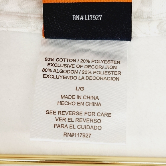 NEW And1 White with Gray Logo Pattern Zip Front Pockets Hooded Sweatshirt Z16 - Picture 5 of 8